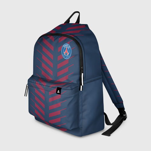 Рюкзак с принтом PSG logo original uniform ПСЖ форма, вид спереди №1