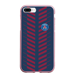 Чехол для iPhone 7Plus/8 Plus матовый PSG logo original uniform ПСЖ форма