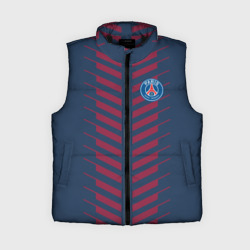 Женский жилет утепленный 3D PSG logo original uniform ПСЖ форма