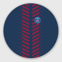 Круглый коврик для мышки PSG logo original uniform ПСЖ форма