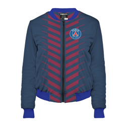 Женский бомбер 3D PSG logo original uniform ПСЖ форма