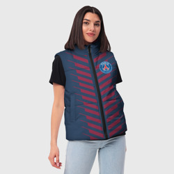 Женский жилет утепленный 3D PSG logo original uniform ПСЖ форма - фото 2