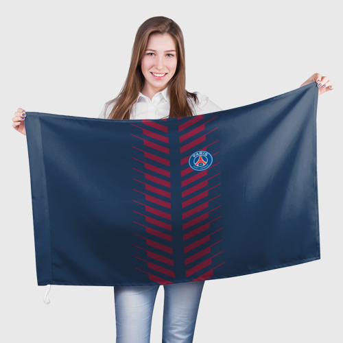 Флаг 3D PSG logo original uniform ПСЖ форма