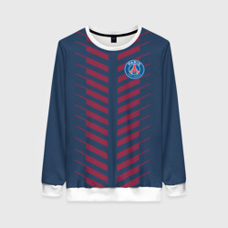 Женский свитшот 3D PSG logo original uniform ПСЖ форма