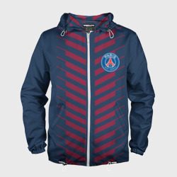 Мужская ветровка 3D PSG logo original uniform ПСЖ форма