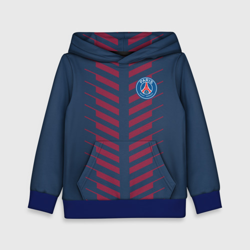 Детская толстовка 3D PSG logo original uniform ПСЖ форма, цвет синий