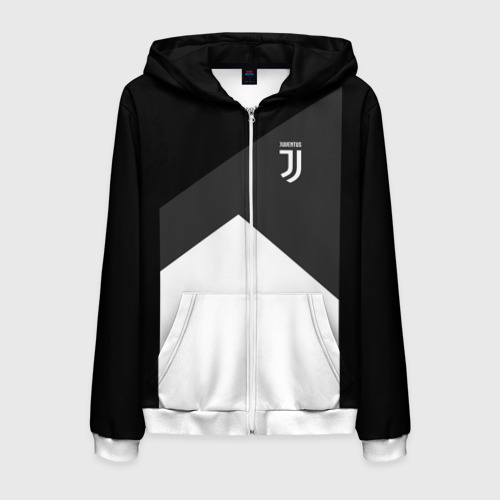 Мужская толстовка 3D на молнии Juventus 2018 Original #8, цвет белый