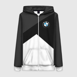 Женская толстовка 3D на молнии BMW 2018 SportWear #3