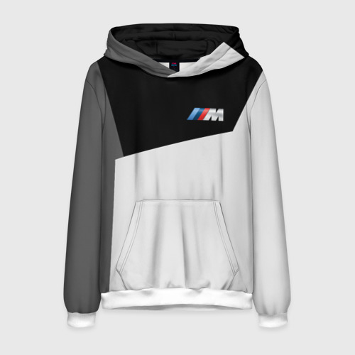 Мужская толстовка 3D BMW 2018 SportWear #5, цвет белый