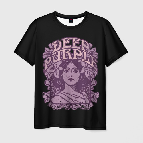 Мужская футболка 3D Deep Purple Фото 01 Мужская футболка 3D Deep Purple Фото 01