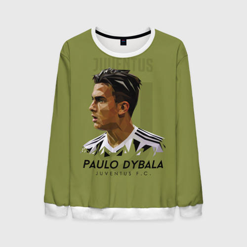 Мужской свитшот 3D Paulo Dybala Juventus FC, цвет белый