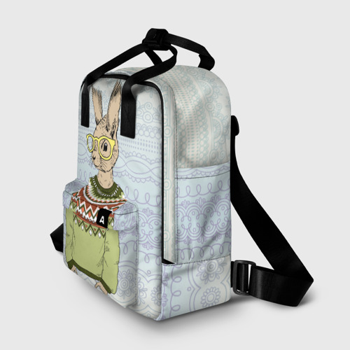 Женский рюкзак 3D Кролик хипстер - фото 2
