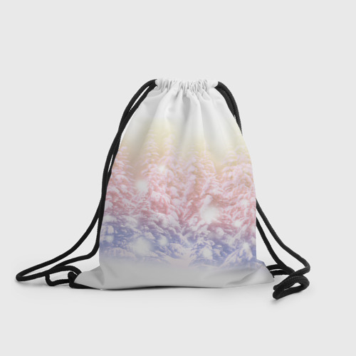 Рюкзак-мешок 3D Зимний лес