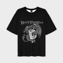 Мужская футболка oversize 3D Deep Purple