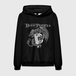 Мужская толстовка 3D Deep Purple - black dragon
