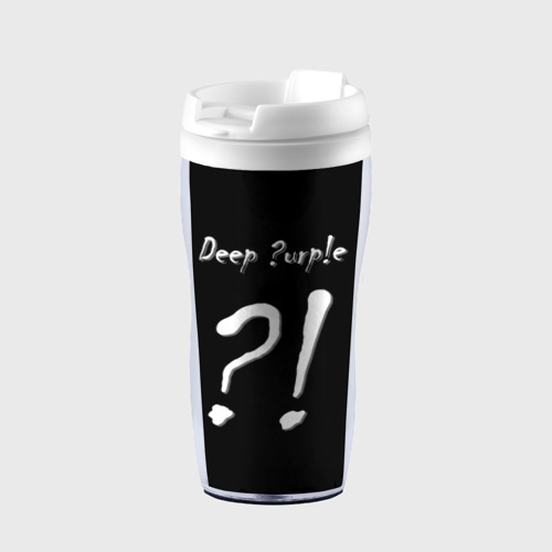 Термокружка-непроливайка Deep Purple, цвет белый