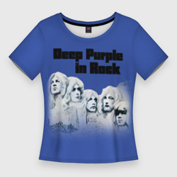 Женская футболка 3D Slim Deep Purple In the rock
