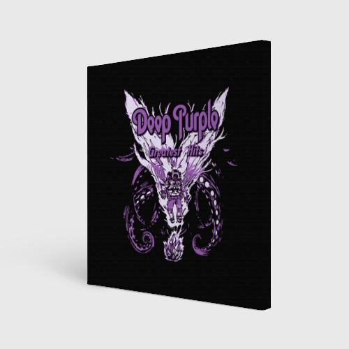 Холст квадратный Deep Purple, цвет 3D печать
