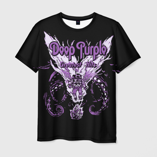 Мужская футболка 3D Deep Purple, цвет 3D печать