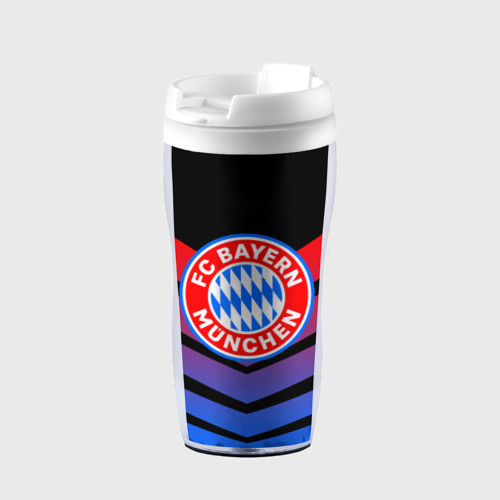 Термокружка-непроливайка Bayern Munchen Байерн Мюнхен, цвет белый