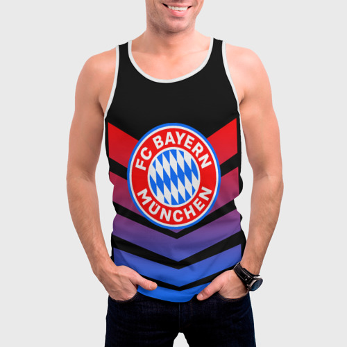 Мужская майка 3D Bayern Munchen Байерн Мюнхен, цвет 3D печать - фото 3