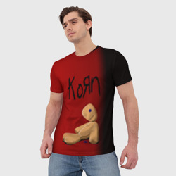 Мужская футболка 3D Korn - фото 2