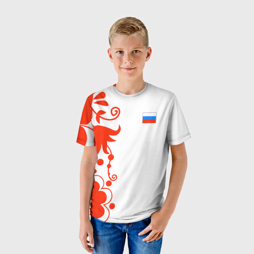 Детская футболка 3D Russia - White Collection 2018 - фото 3