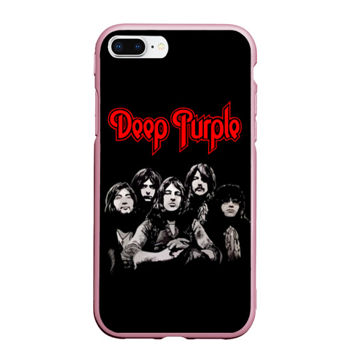 Чехол для iPhone 7/8 Plus матовый с принтом Deep Purple, вид спереди №1