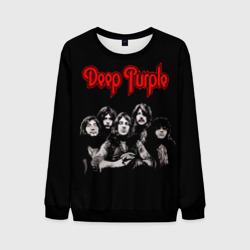 Мужской свитшот 3D Deep Purple - rock band