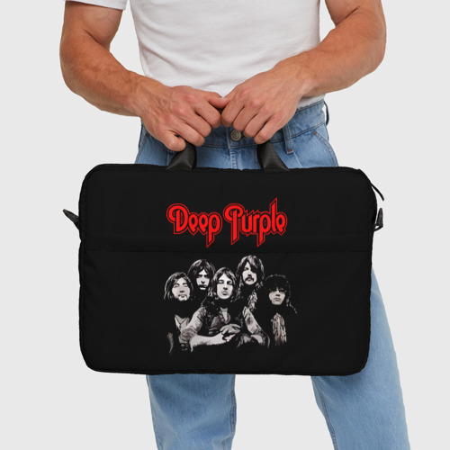 Сумка для ноутбука 3D Deep Purple, цвет 3D печать - фото 5