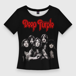 Женская футболка 3D Slim Deep Purple - rock band