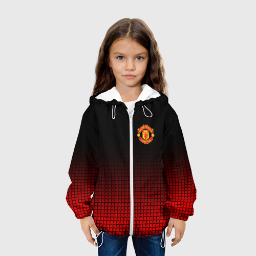 Детская куртка 3D Манчестер Юнайтед FCMU Manchester united, цвет белый - фото 4
