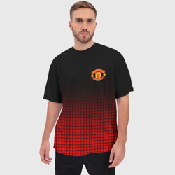Мужская футболка oversize 3D Манчестер Юнайтед FCMU Manchester united - фото 2