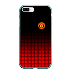 Чехол для iPhone 7Plus/8 Plus матовый Манчестер Юнайтед FCMU Manchester united