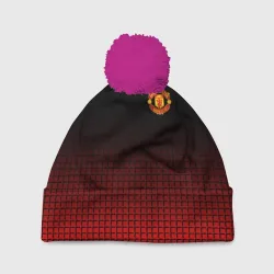 Шапка 3D c помпоном Манчестер Юнайтед FCMU Manchester united