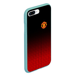 Чехол для iPhone 7Plus/8 Plus матовый Манчестер Юнайтед FCMU Manchester united - фото 2