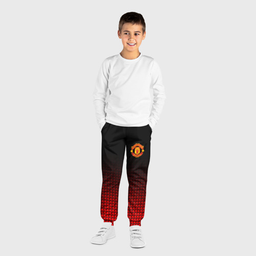 Детские брюки 3D Манчестер Юнайтед FCMU Manchester united, цвет 3D печать - фото 4