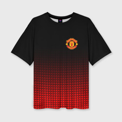 Женская футболка oversize 3D Манчестер Юнайтед FCMU Manchester united