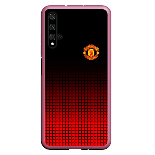 Чехол для Honor 20 Манчестер Юнайтед FCMU Manchester united, цвет малиновый