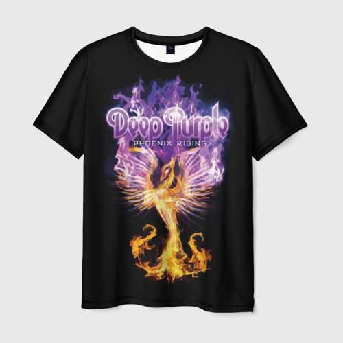 Мужская футболка с принтом Deep Purple, вид спереди №1