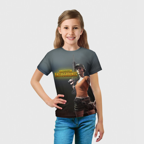 Детская футболка 3D Playerunknown's battlegrounds, цвет 3D печать - фото 5