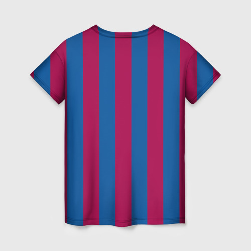Женская футболка 3D Lionel Messi Barcelona, цвет 3D печать - фото 2