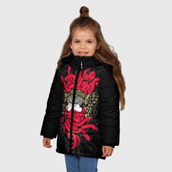 Зимняя куртка для девочек 3D Горгона Медуза - фото 2