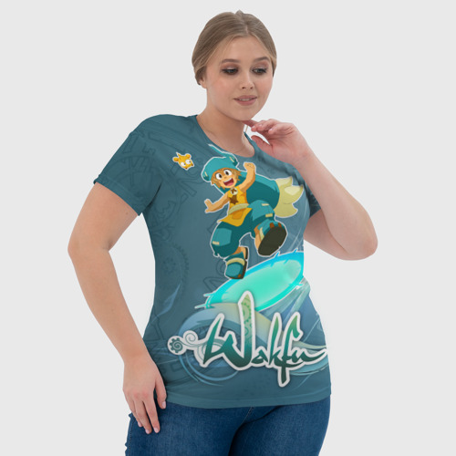 Женская футболка 3D с принтом Юго повелитель порталов вакфу, фото #4