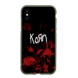 Чехол для iPhone XS Max матовый Korn