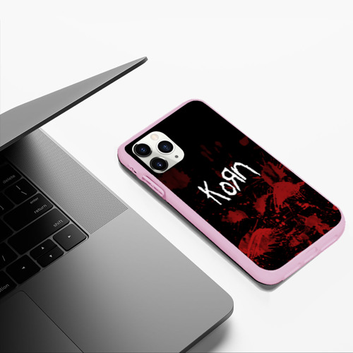 Чехол для iPhone 11 Pro Max матовый с принтом Korn, фото #5
