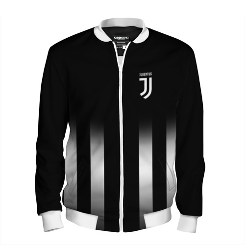 Мужской бомбер 3D Juventus 2018 Line, цвет белый