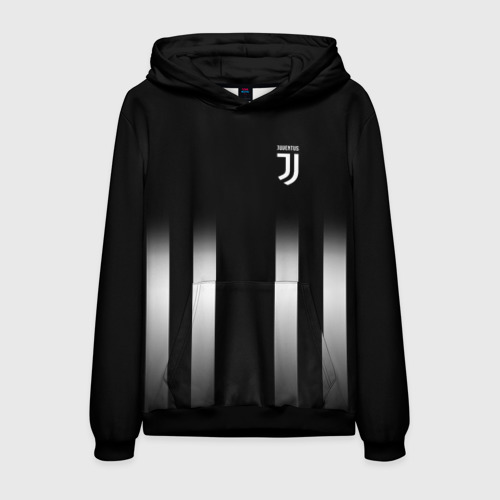 Мужская толстовка 3D Juventus 2018 Line, цвет черный