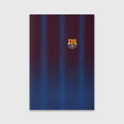 Обложка для паспорта матовая кожа FC Barcelona Gradient