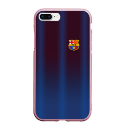 Чехол для iPhone 7Plus/8 Plus матовый FC Barcelona Gradient